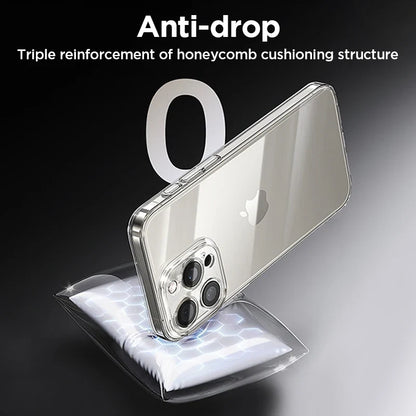Joyroom Case For iPhone 16 15 Pro Max Case Crystal Transparent PC Anti-Yellow Lens Protection Cover For iPhone 16 Pro Max Case
