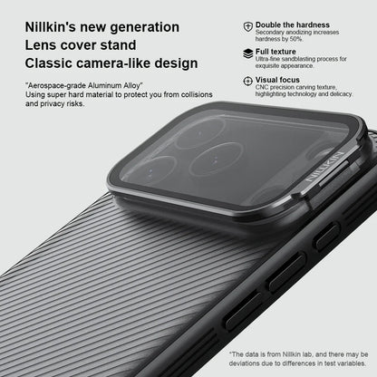 Nillkin for iPhone 17 Pro Max / 17 Pro Case CamShield Prop Camera Cover Transparent Stand Protection Back Cover Phone Case