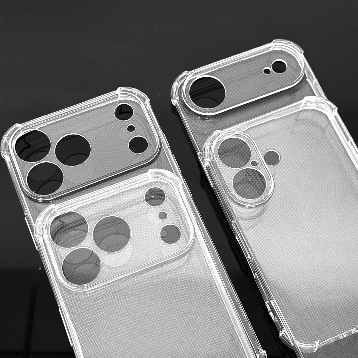 17Pro Shockproof Phone Cases Transparent Corner Protectors Phone Cover for IPhone 17/17 Air/17 Pro/17 ProMax Anti-scratch Case