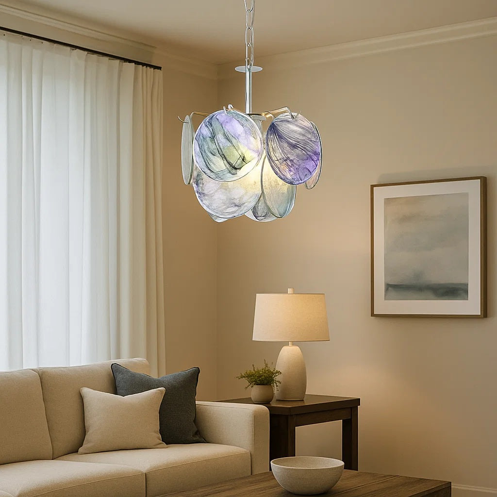 Murano Éclat Disc Chandelier