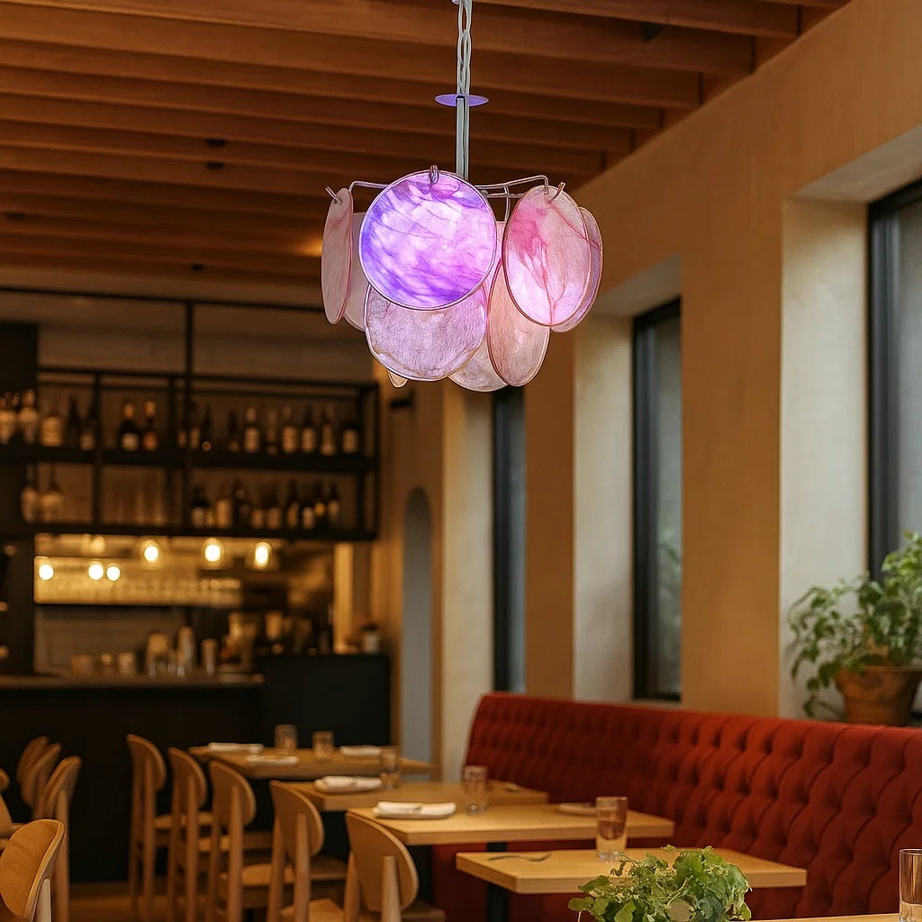 Murano Éclat Disc Chandelier