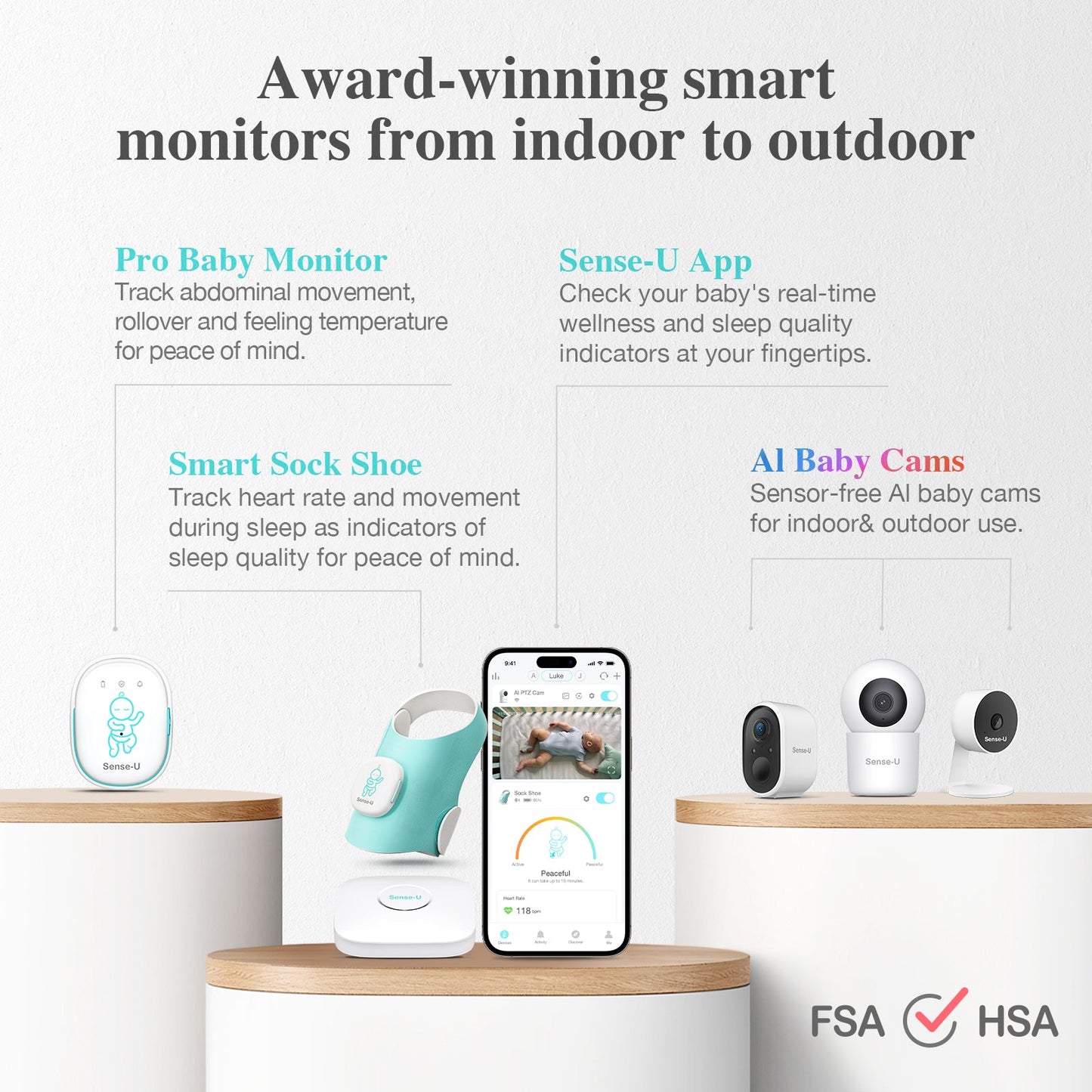 Smart Sock Shoe Bundle (2.5K PTZ Cam)