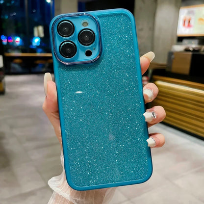 Glitter Plating Frames Phone Case For Xiaomi 11T 12 12T 13 13T Lite Pro 11i Series 5G 12X Civi2 Shockproof Soft TPU Clear Cover