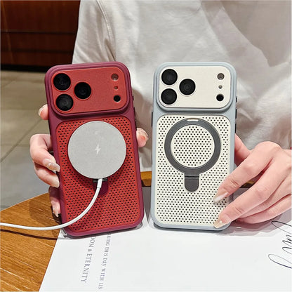 CoolArmor Mesh – Magnetic Stand iPhone Case
