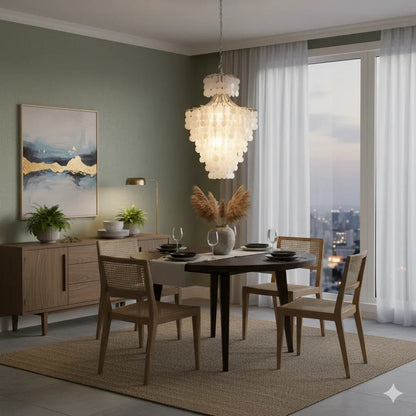 Coastal Shell Tier Chandelier