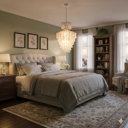 Coastal Shell Tier Chandelier