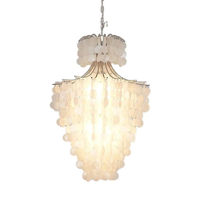 Coastal Shell Tier Chandelier