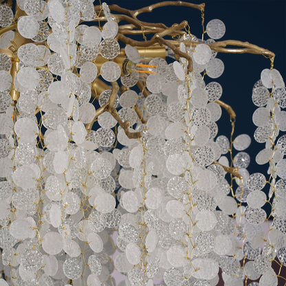 Shiro Noda Crystal Pendant Chandelier