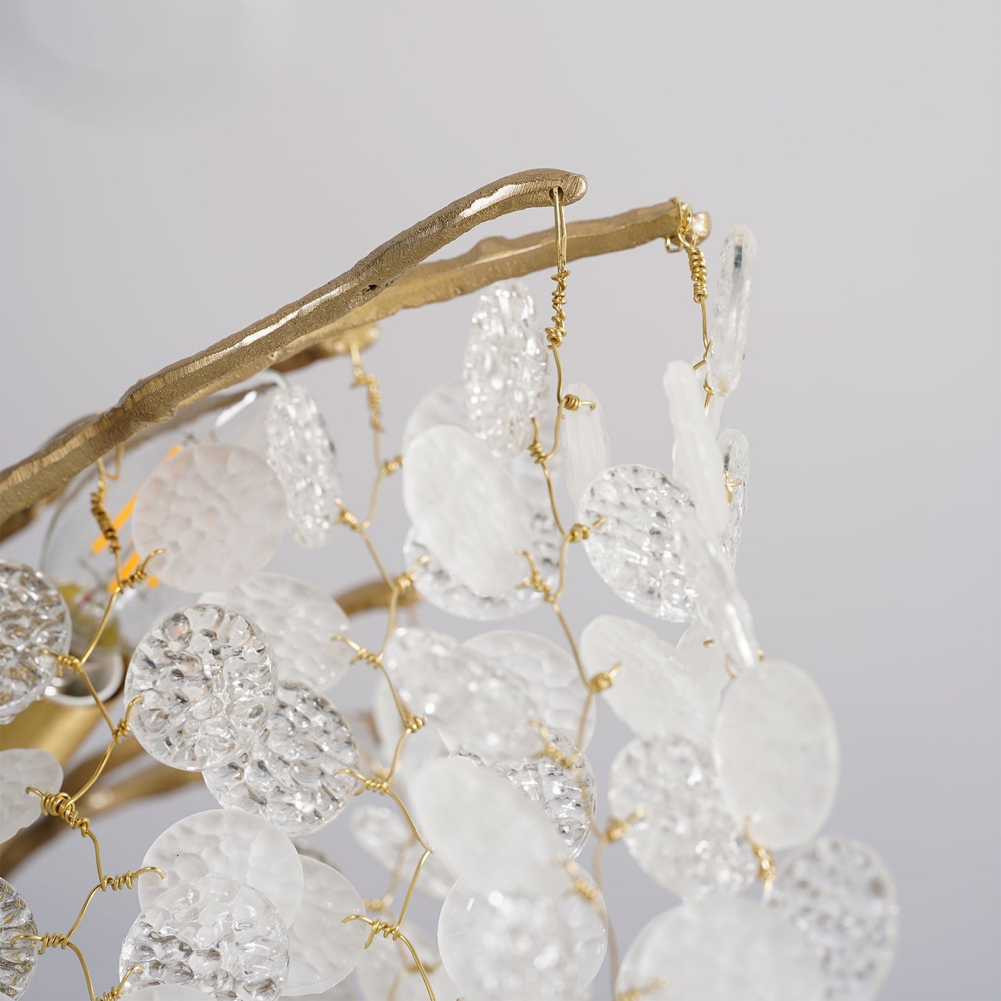 Shiro Noda Crystal Pendant Chandelier