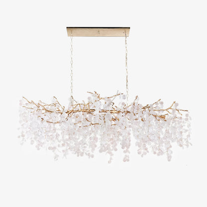 Shiro Noda Crystal Pendant Chandelier