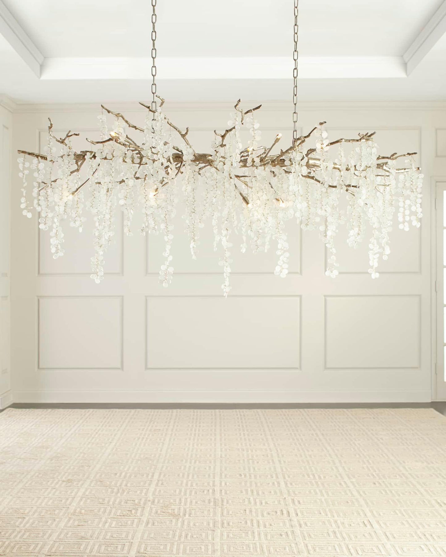 Shiro Noda Crystal Pendant Chandelier