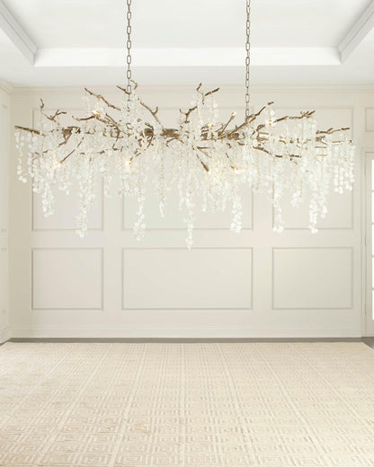 Shiro Noda Crystal Pendant Chandelier
