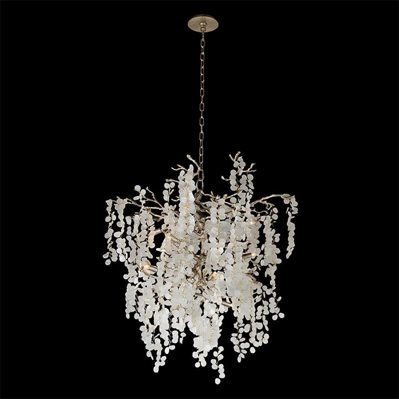 Shiro Noda Crystal Pendant Chandelier