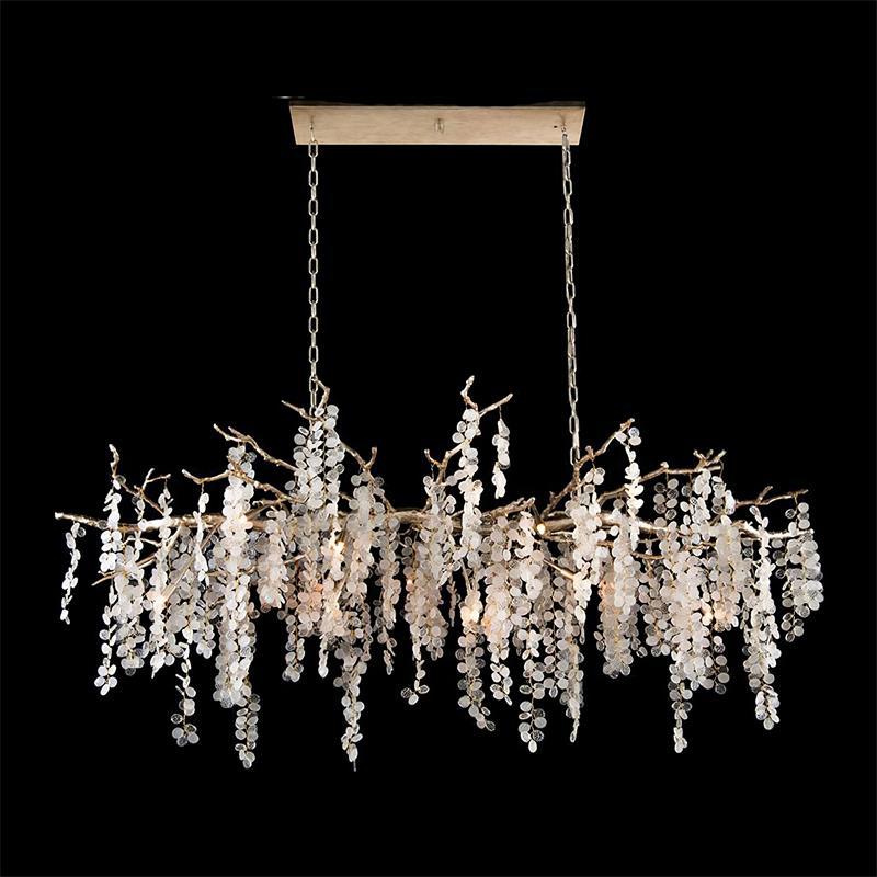 Shiro Noda Crystal Pendant Chandelier