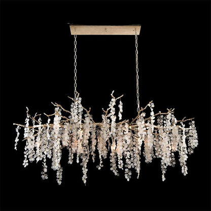 Shiro Noda Crystal Pendant Chandelier