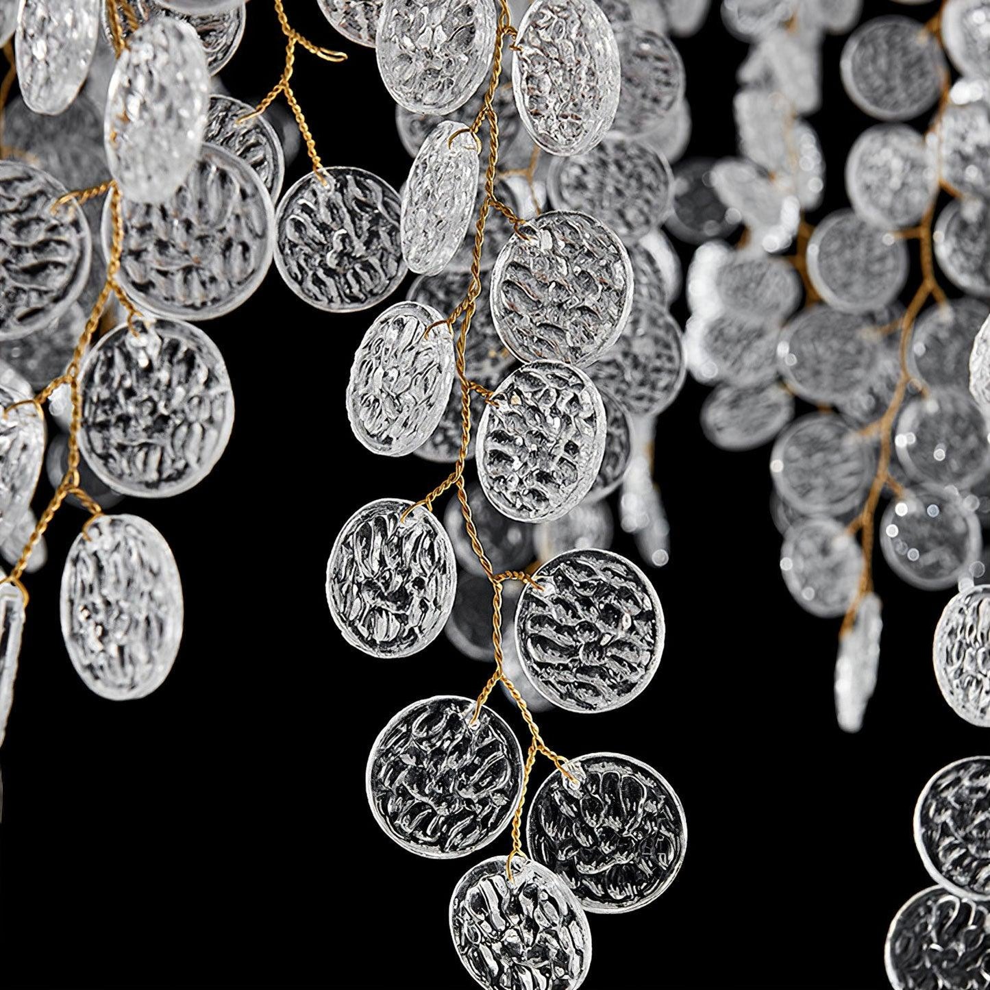 Shiro Noda Crystal Pendant Chandelier