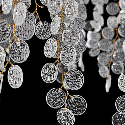 Shiro Noda Crystal Pendant Chandelier