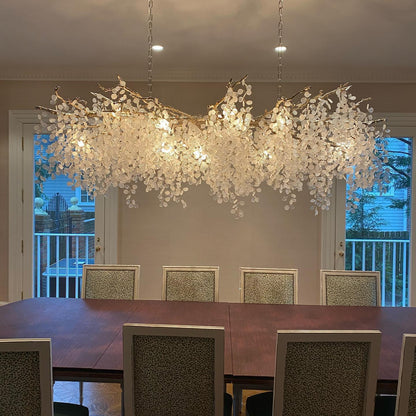 Shiro Noda Crystal Pendant Chandelier