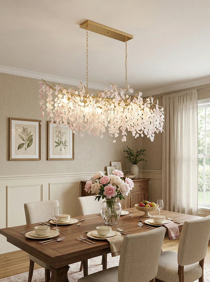 Shiro Noda Crystal Pendant Chandelier