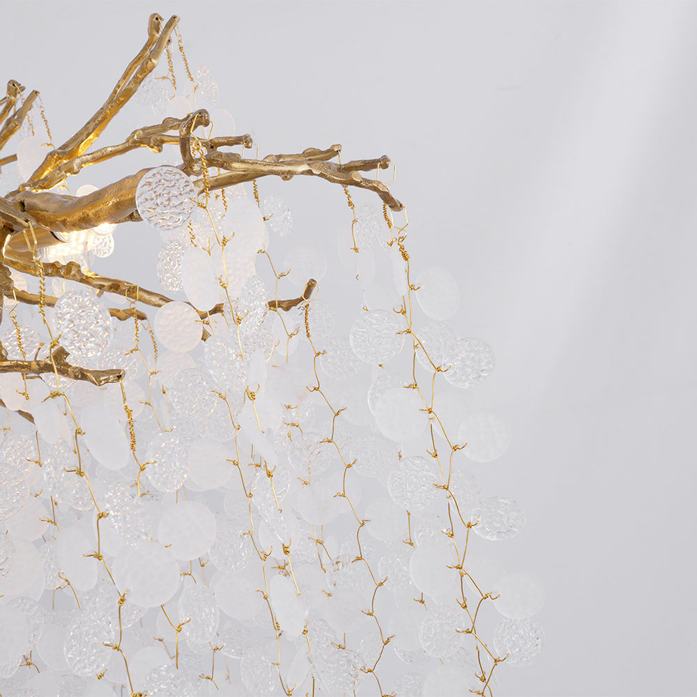 Shiro Noda Crystal Pendant Chandelier