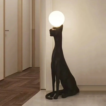 Rylight Pup Sculpture Floor Lamp