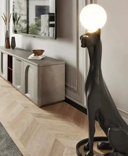Rylight Pup Sculpture Floor Lamp
