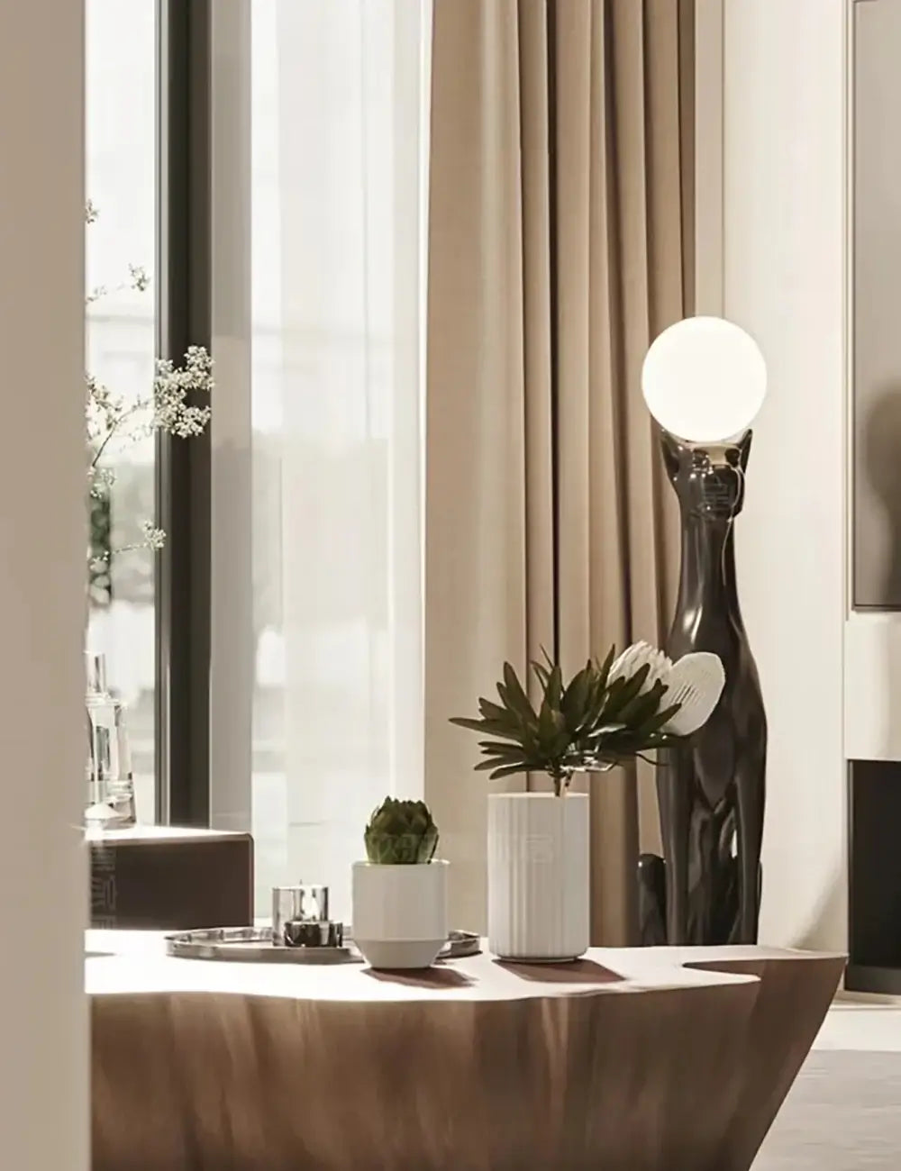 Rylight Pup Sculpture Floor Lamp