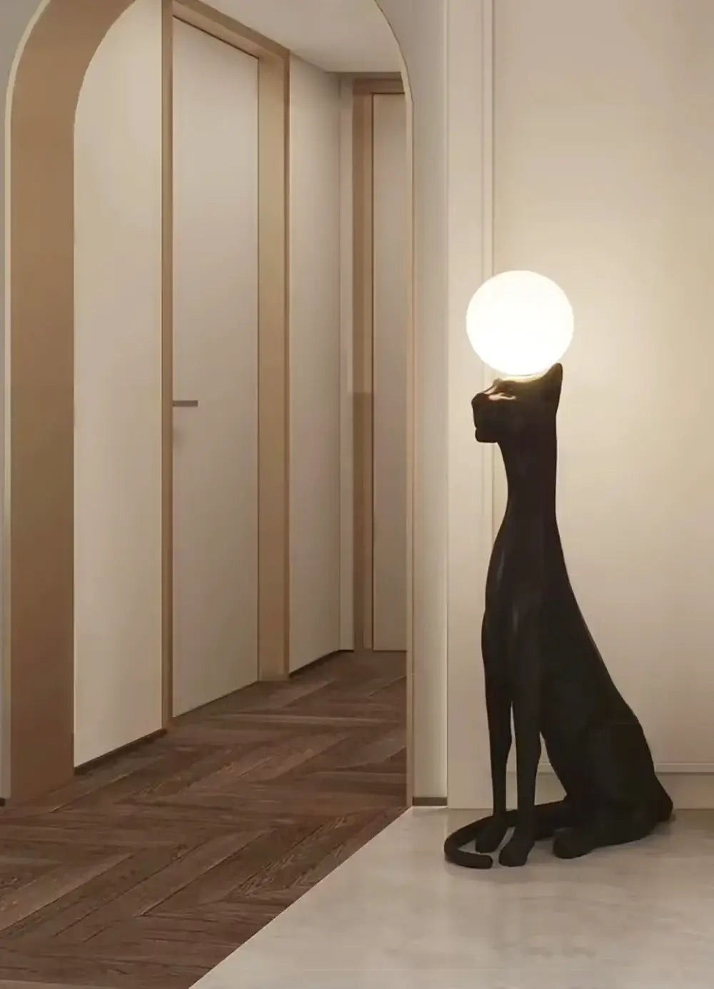 Rylight Pup Sculpture Floor Lamp