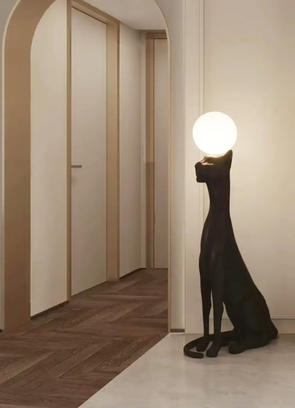 Rylight Pup Sculpture Floor Lamp