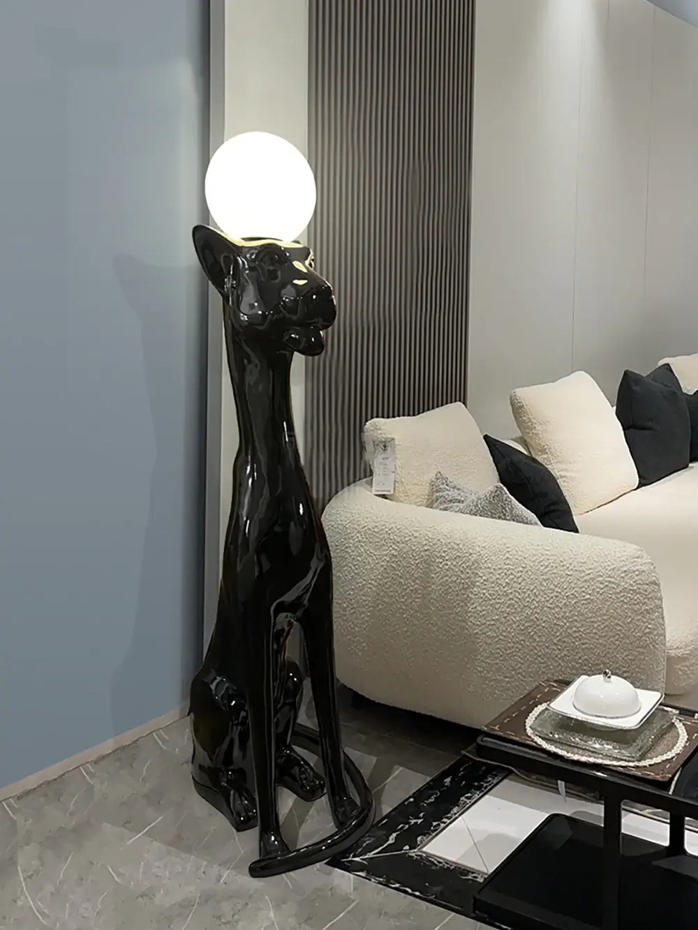 Rylight Pup Sculpture Floor Lamp