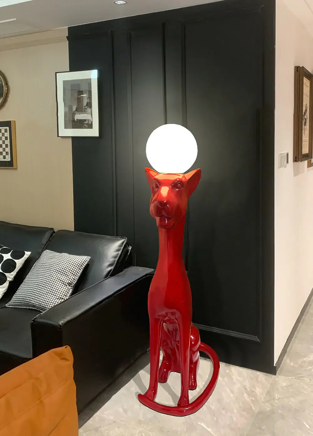 Rylight Pup Sculpture Floor Lamp