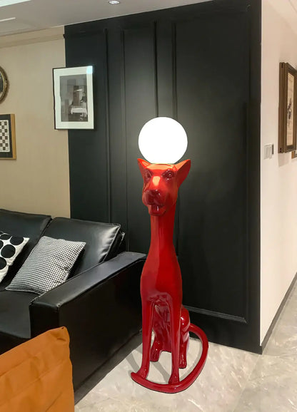 Rylight Pup Sculpture Floor Lamp