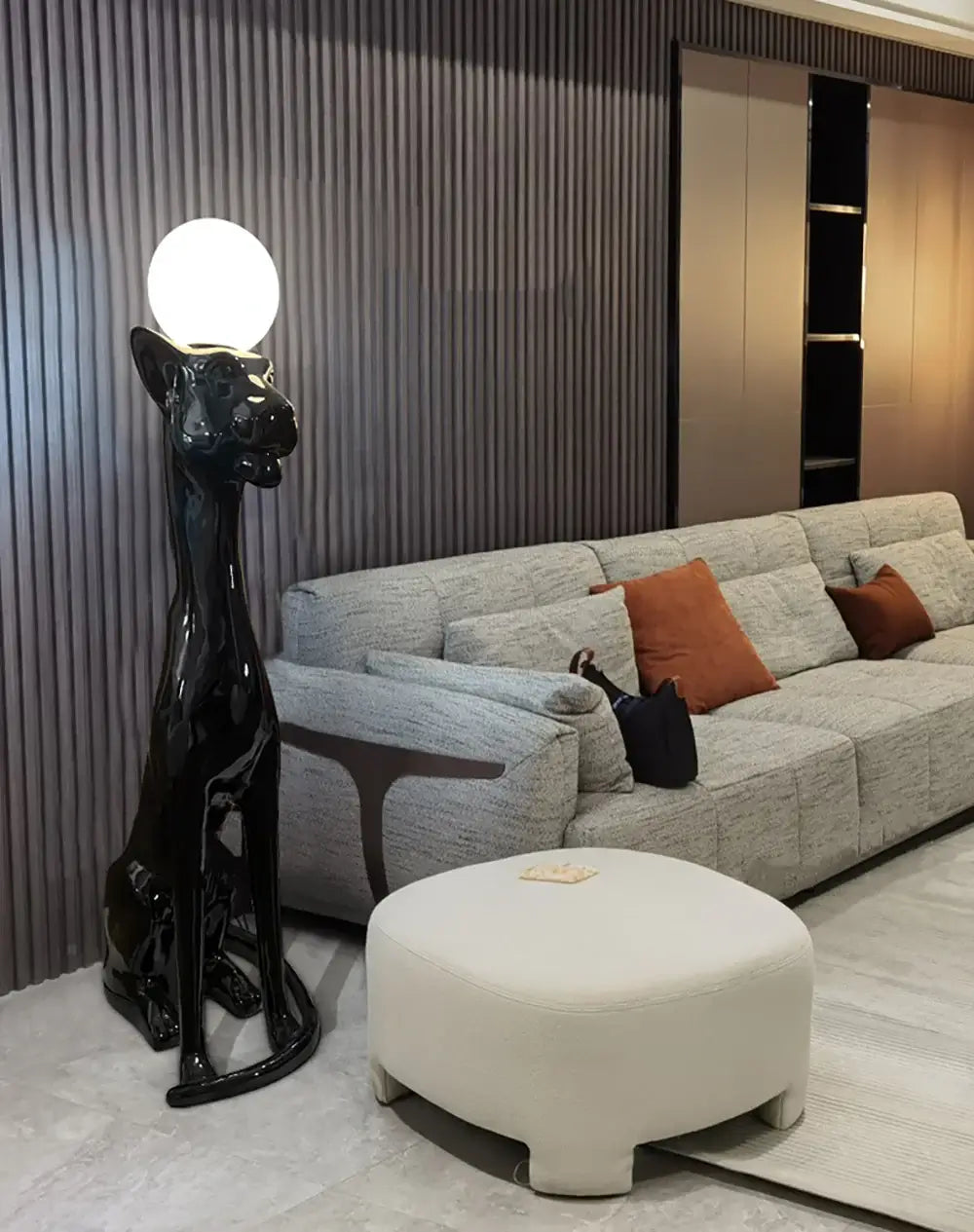 Rylight Pup Sculpture Floor Lamp