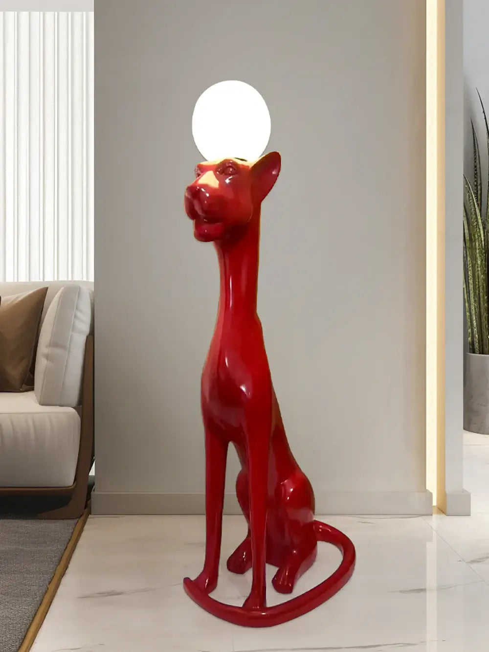 Rylight Pup Sculpture Floor Lamp