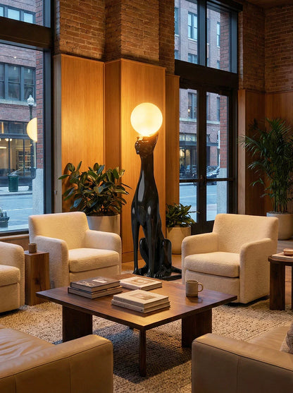 Rylight Pup Sculpture Floor Lamp