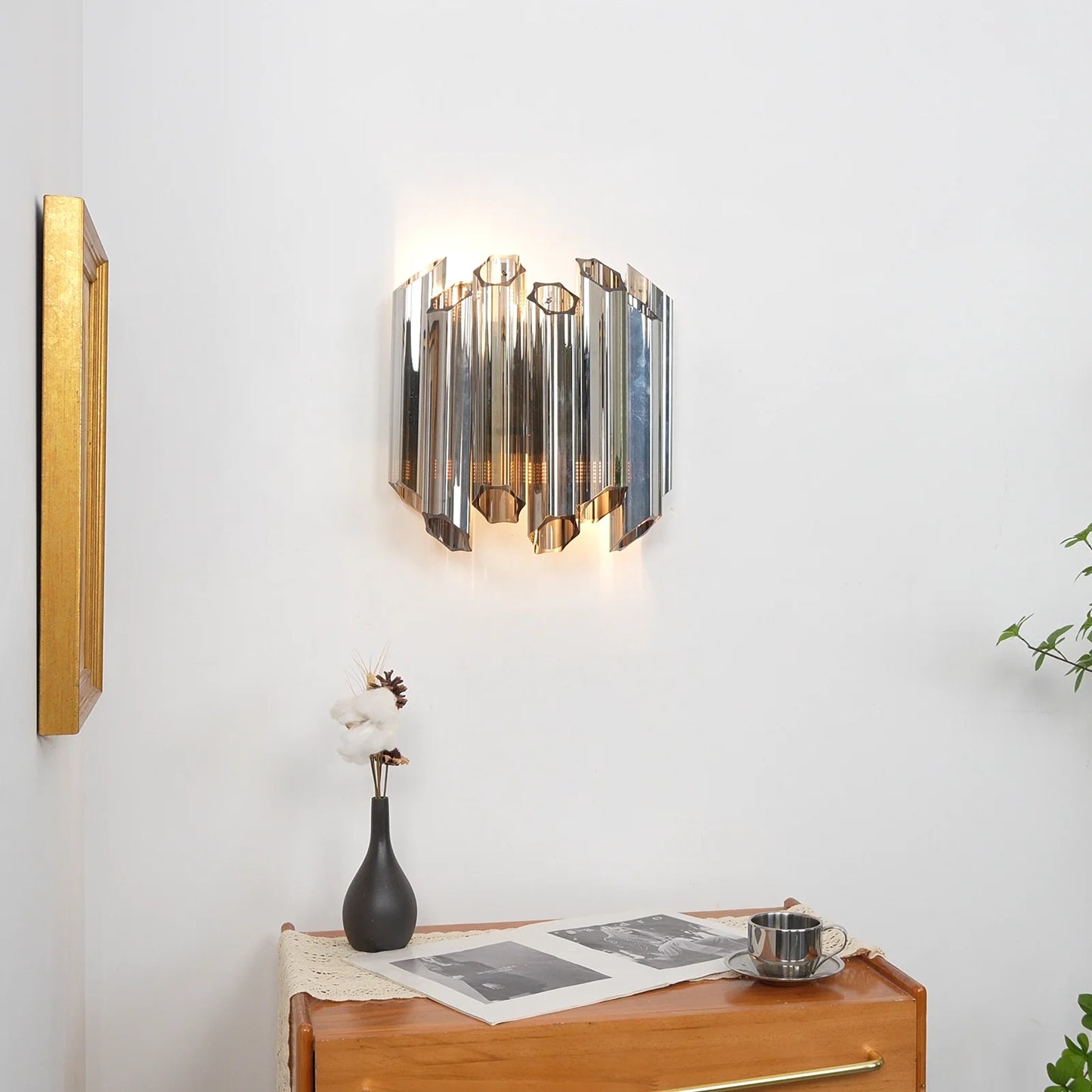 Palermo Eclipse Mirror Sconce Light