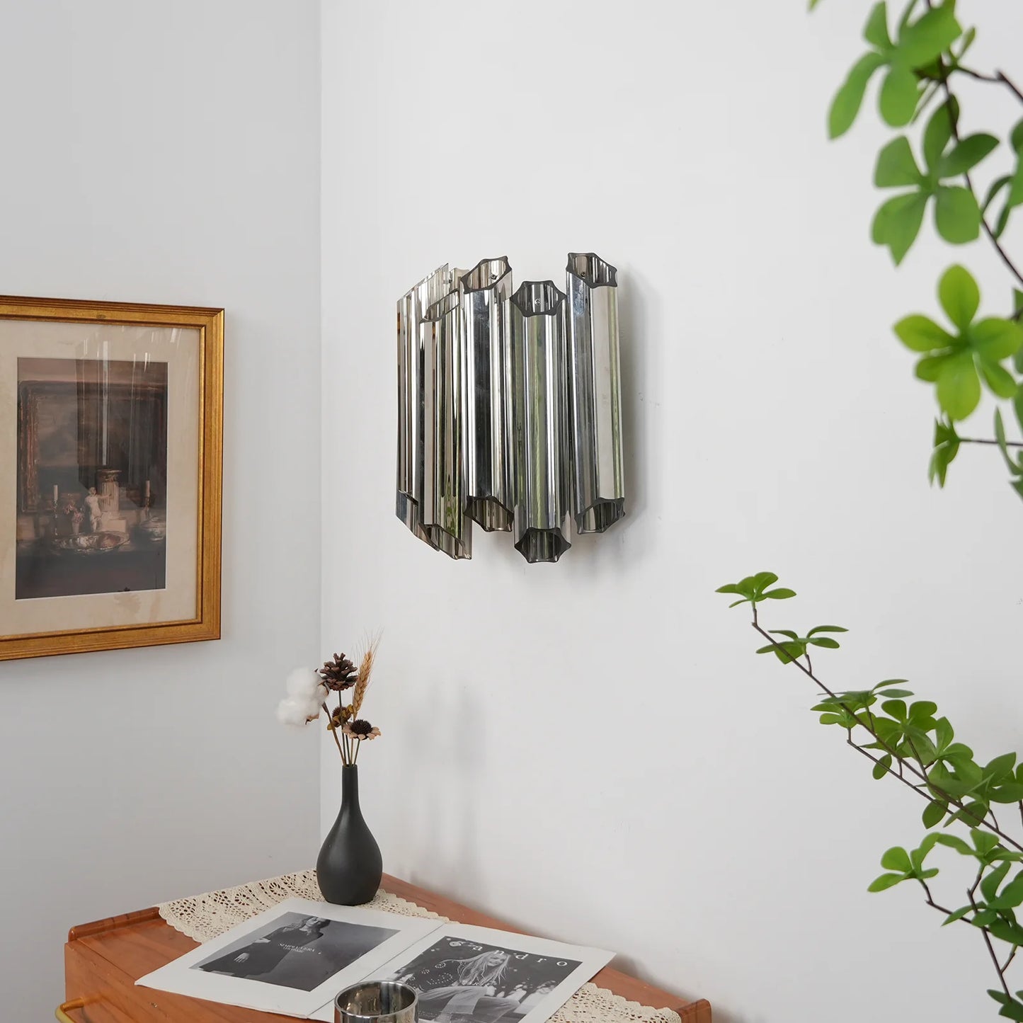 Palermo Eclipse Mirror Sconce Light