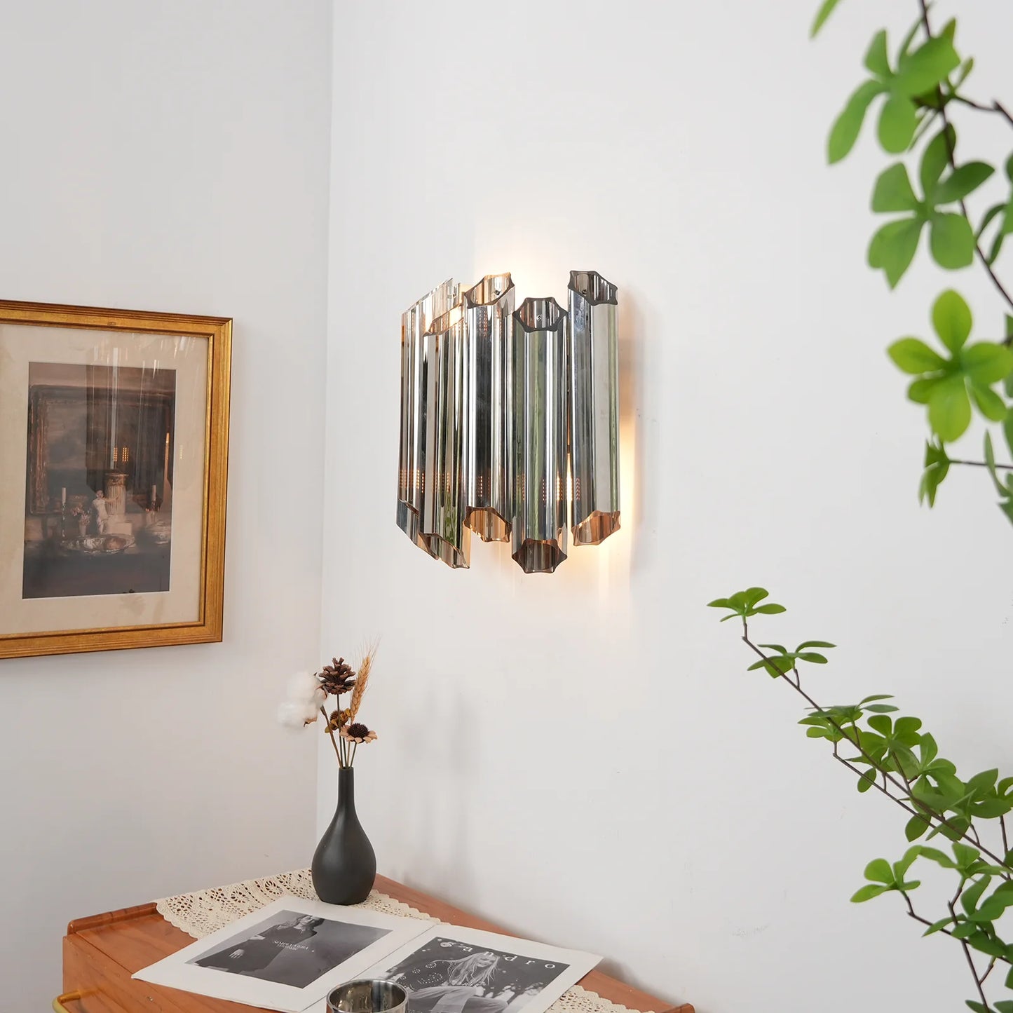 Palermo Eclipse Mirror Sconce Light