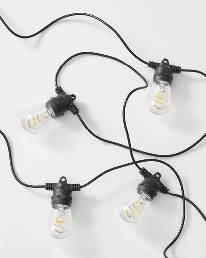 Spiral Solar String Lights