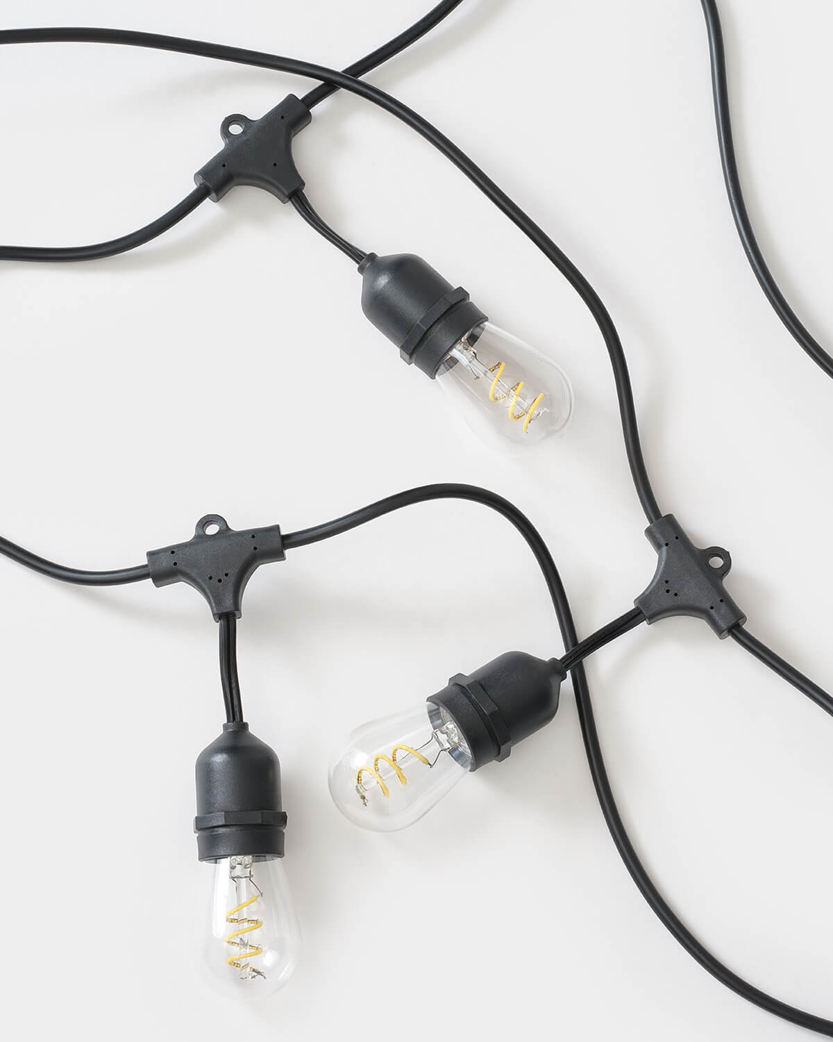 Spiral Hanging Plug-in String Lights