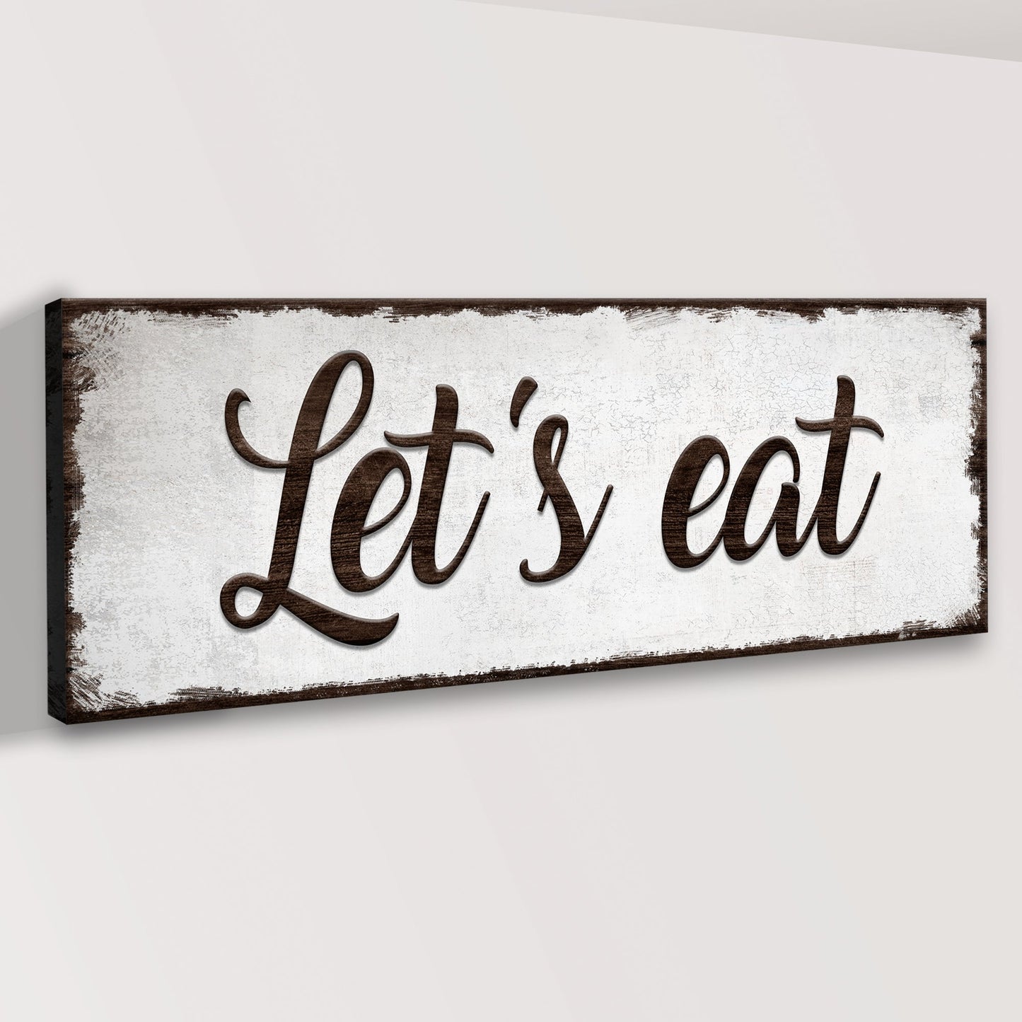 Let’s Eat, Family Style Sign