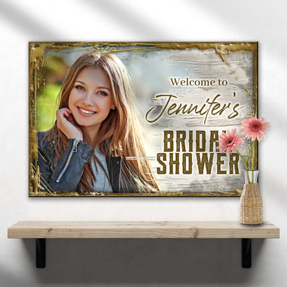 Bride‑to‑Be Welcome Sign