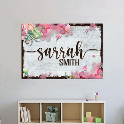 Garden Whimsy Kids Room Sign