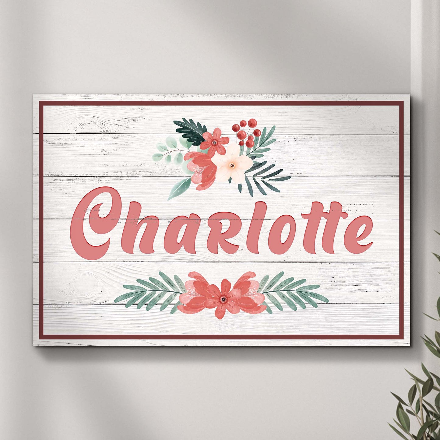 Flower Garden Room Sign