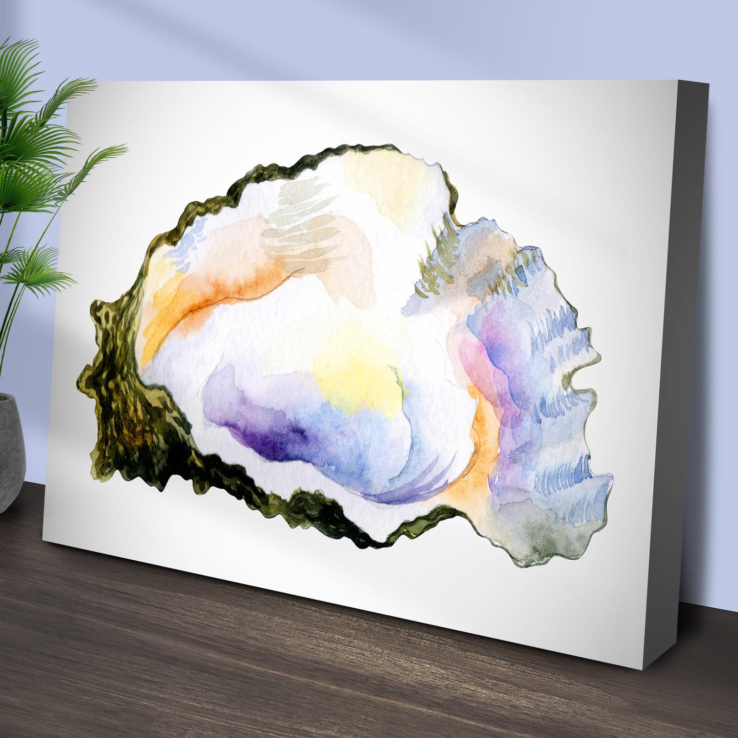 Oyster in Gentle Watercolor Wall Art