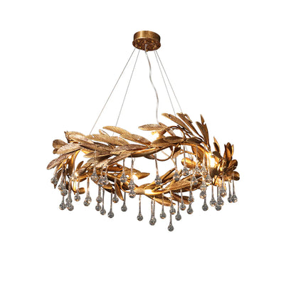 Crystal Teardrop Aurelia Chandelier