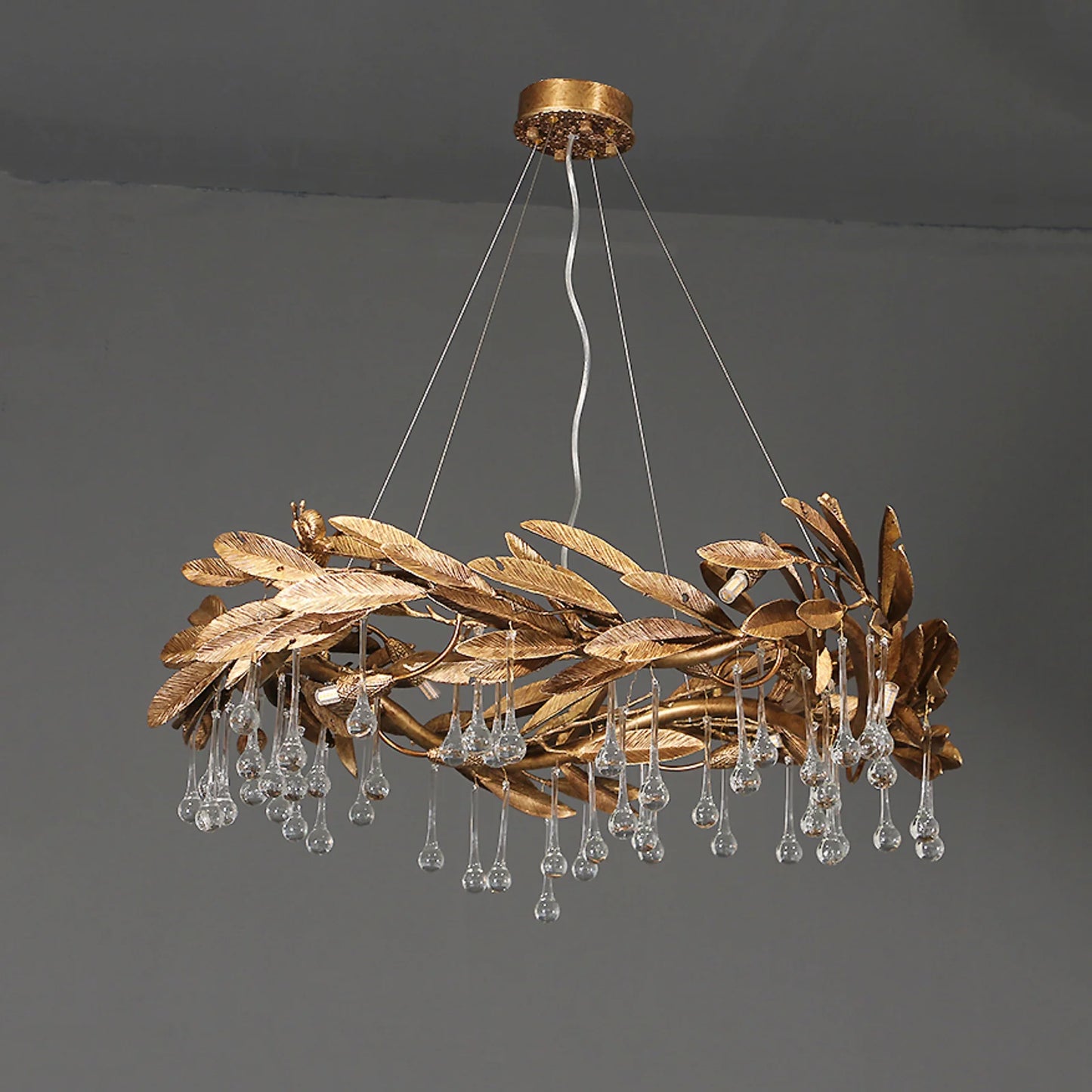 Crystal Teardrop Aurelia Chandelier