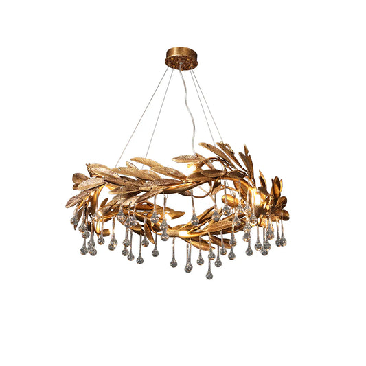 Crystal Teardrop Aurelia Chandelier