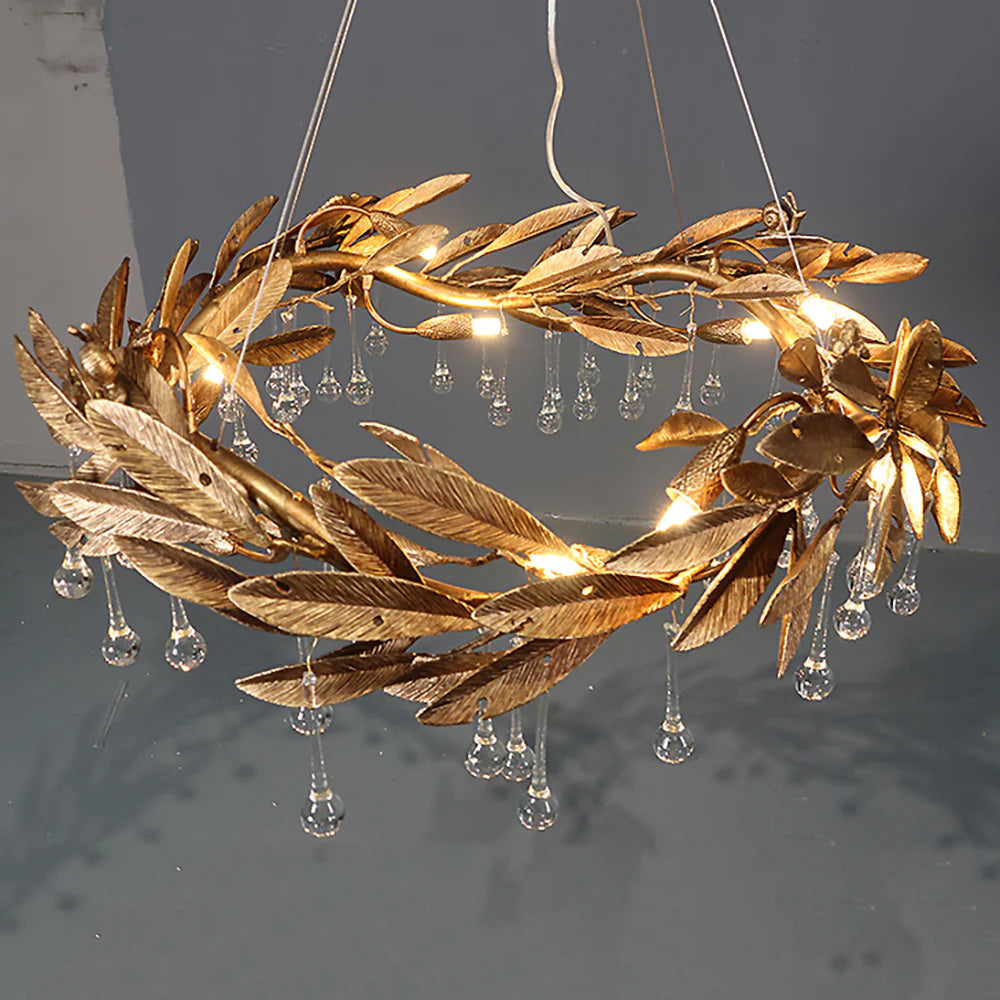 Crystal Teardrop Aurelia Chandelier