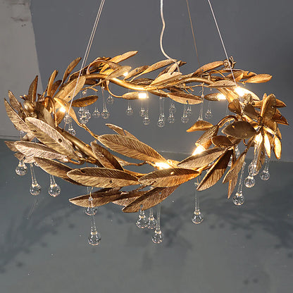 Crystal Teardrop Aurelia Chandelier